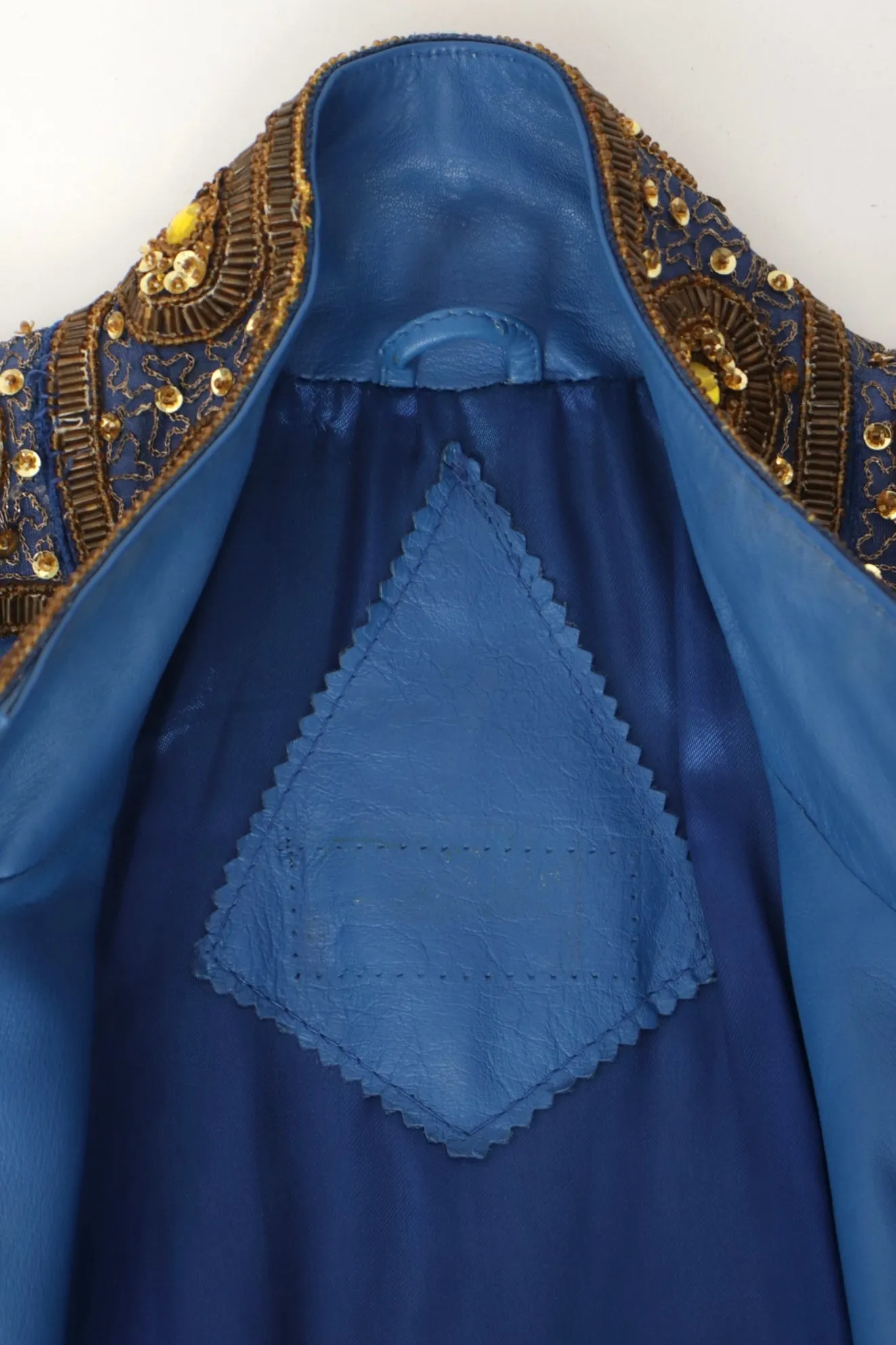 1980s Leather Embellished Jacket