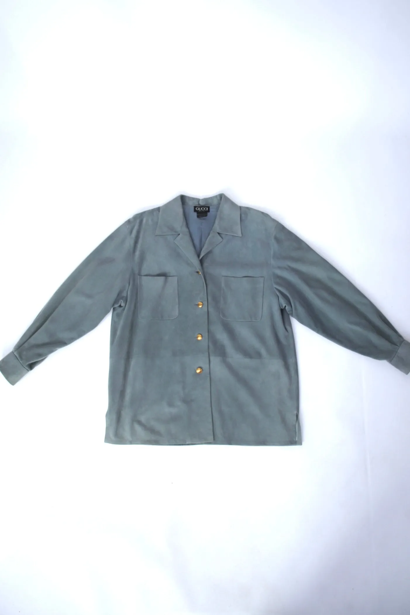 1990s Gucci Suede Shirt