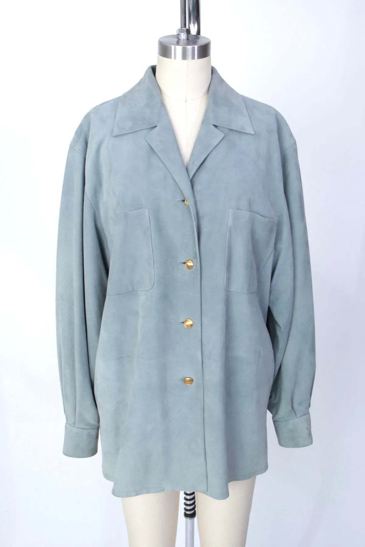 1990s Gucci Suede Shirt