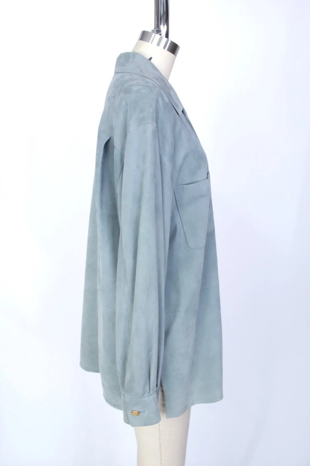 1990s Gucci Suede Shirt