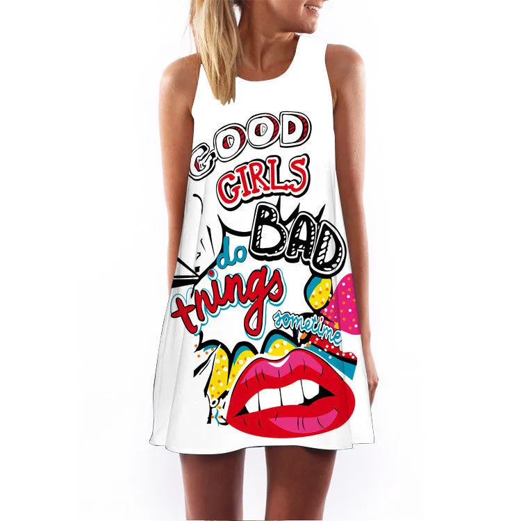 2016 Summer Dress Women Print Vintage Hippie Women Beach Dress Dashiki Loose Boho Women Clothing Sundresses Vestidos