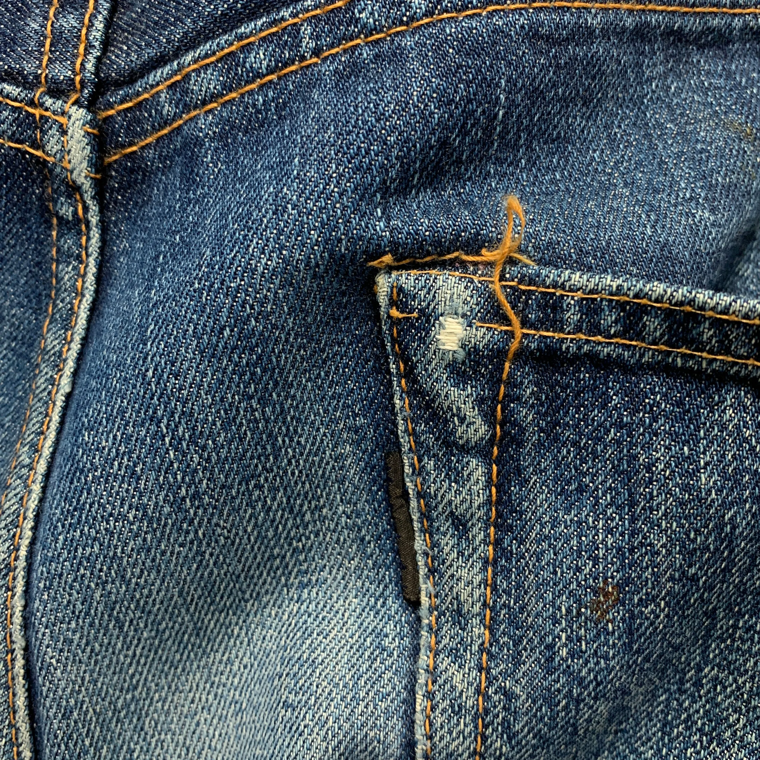 [34] Kapital Okayama Selvedge Distressed Denim Jeans