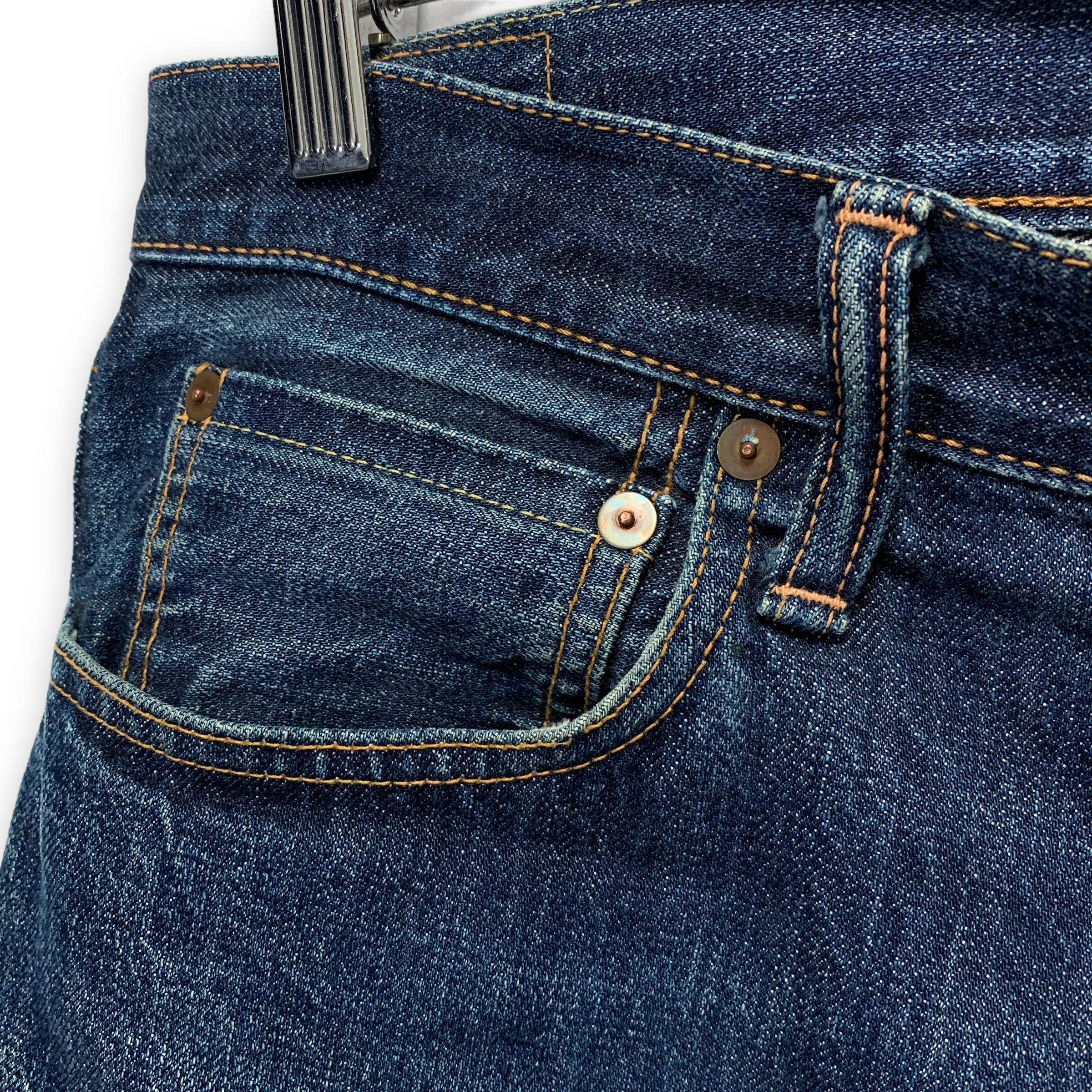 [34] Kapital Okayama Selvedge Distressed Denim Jeans