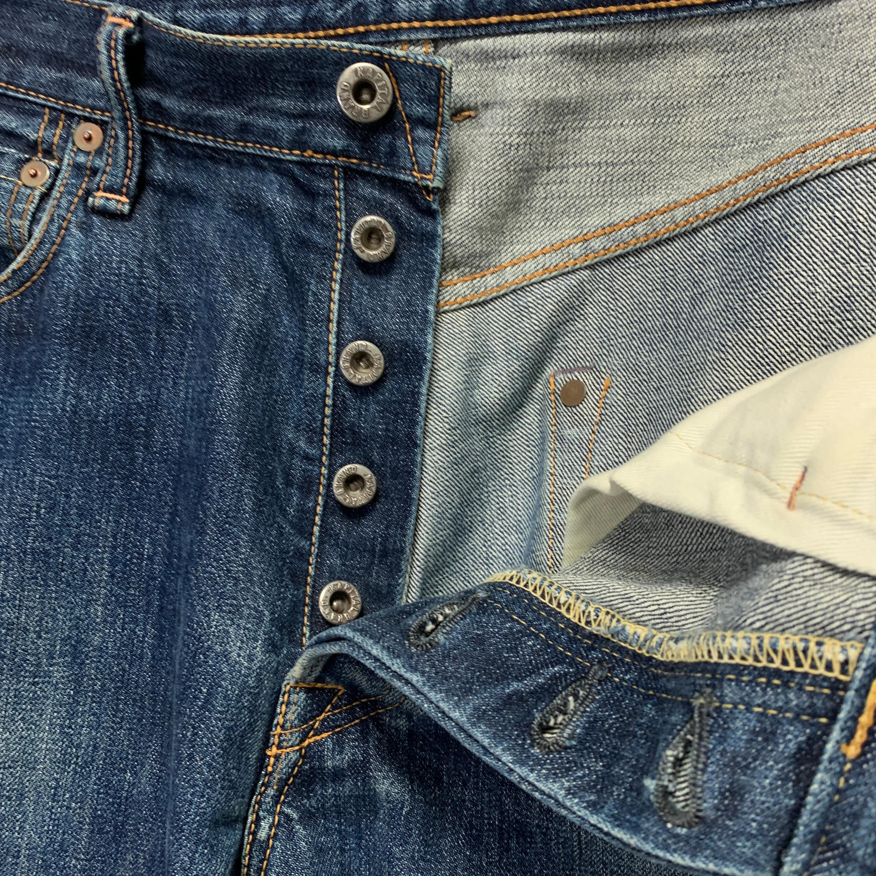 [34] Kapital Okayama Selvedge Distressed Denim Jeans