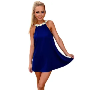 40 Summer Sundress for Women Beach Style Sunflower Patchwork Backless Chiffon Dress Robes Femme Ete Ladies Vestido De Festa