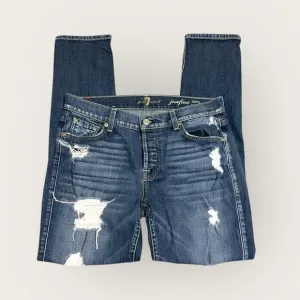 7 For All Mankind Josefina Skinny Boyfriend Jeans Size 27
