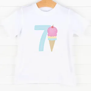 7th Birthday Treat, Girl Graphic Tee