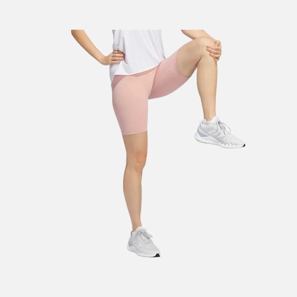 Adidas Optime Training Bike Short Leggings -Wonder Mauve Mel