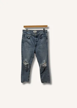 Agolde Riley High Rise Crop Jeans
