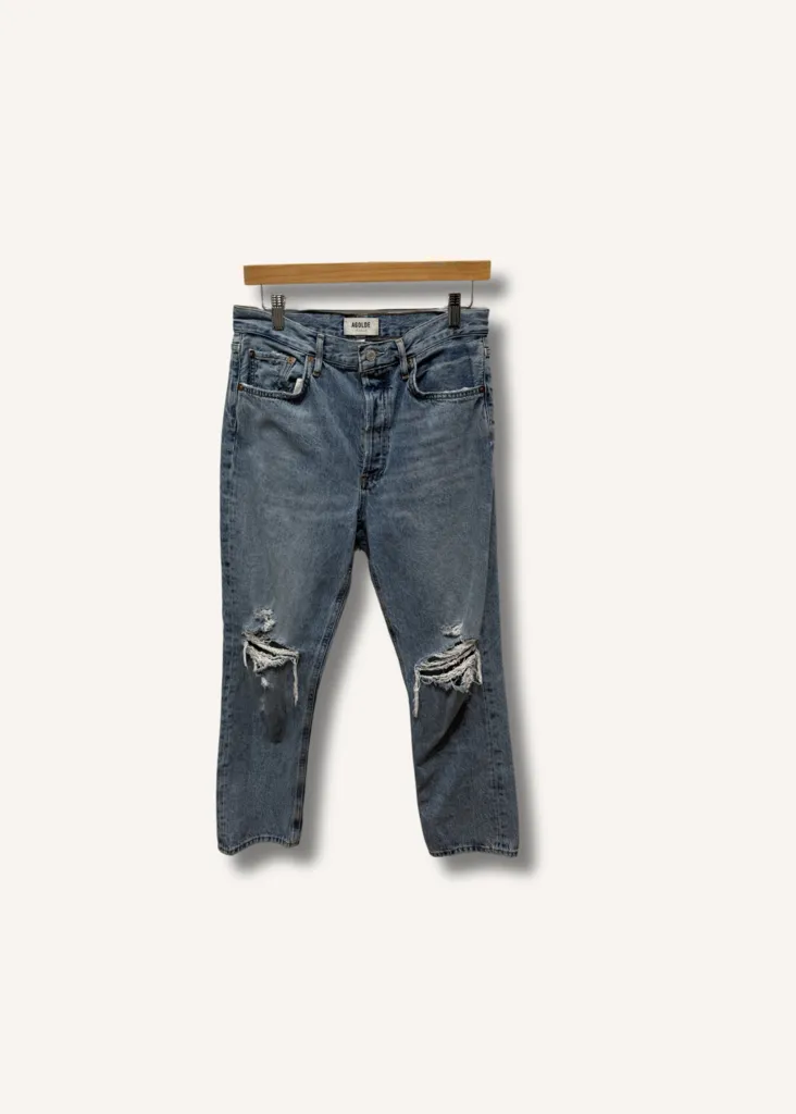Agolde Riley High Rise Crop Jeans
