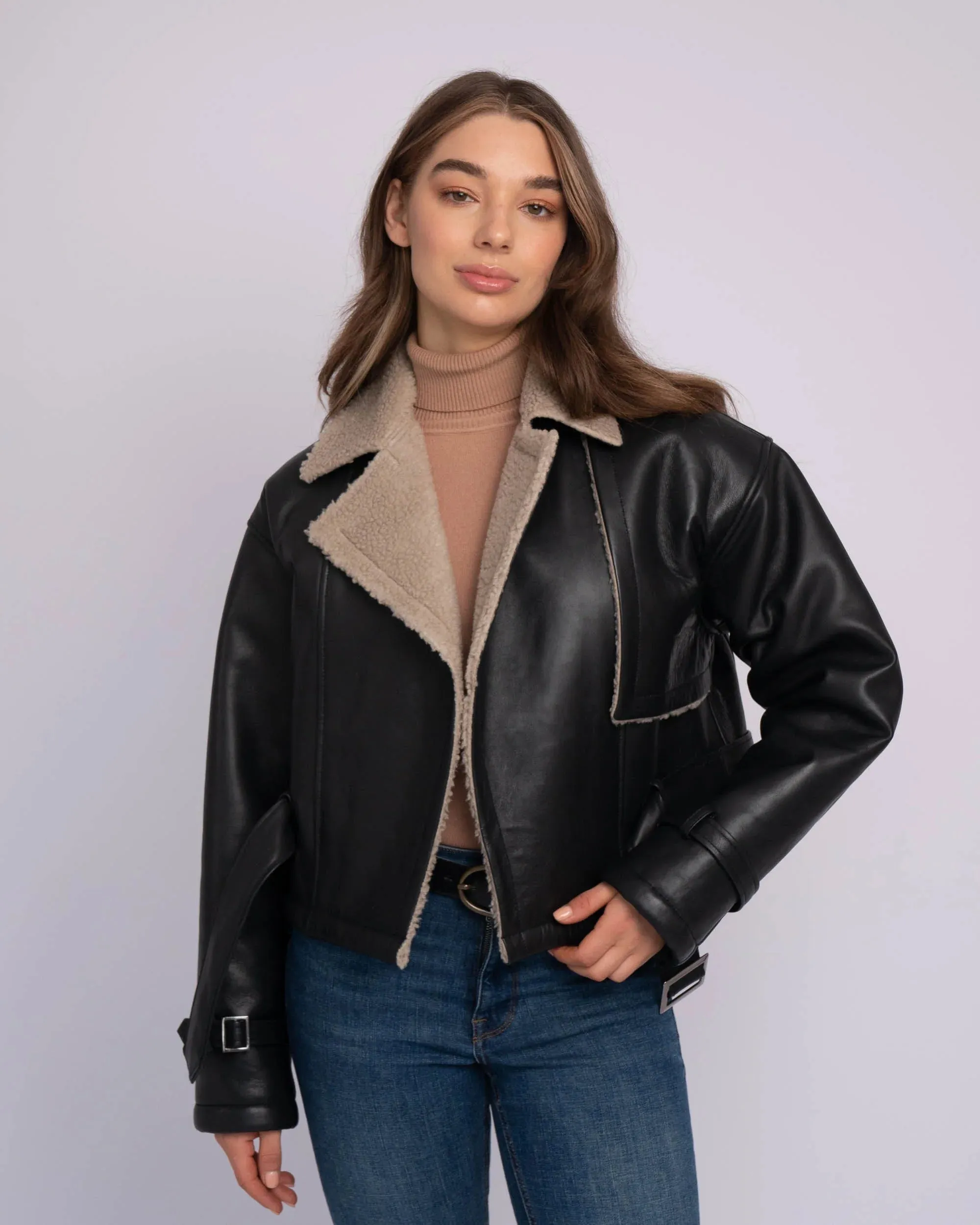 Alaska | Leather Bomber Jacket