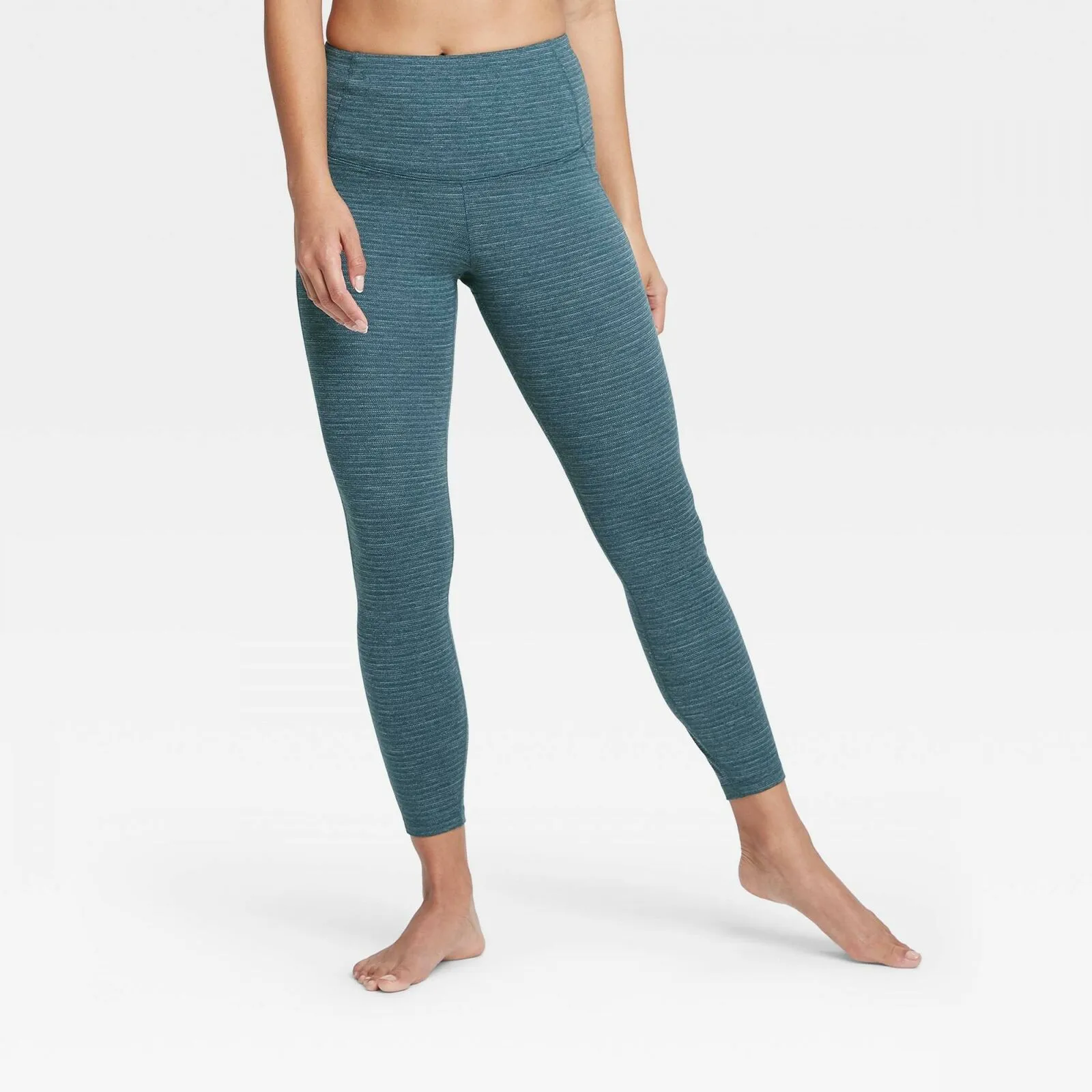 All In Motion Women's Contour Power Waist High Waisted Textured Leggings