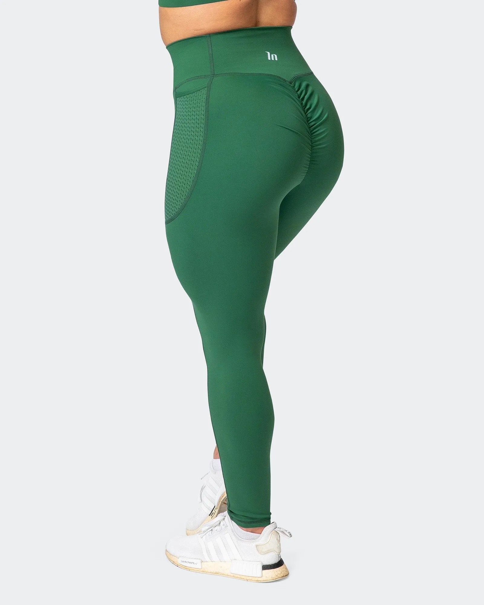 AMRAP Ankle Length Leggings - Fir Green