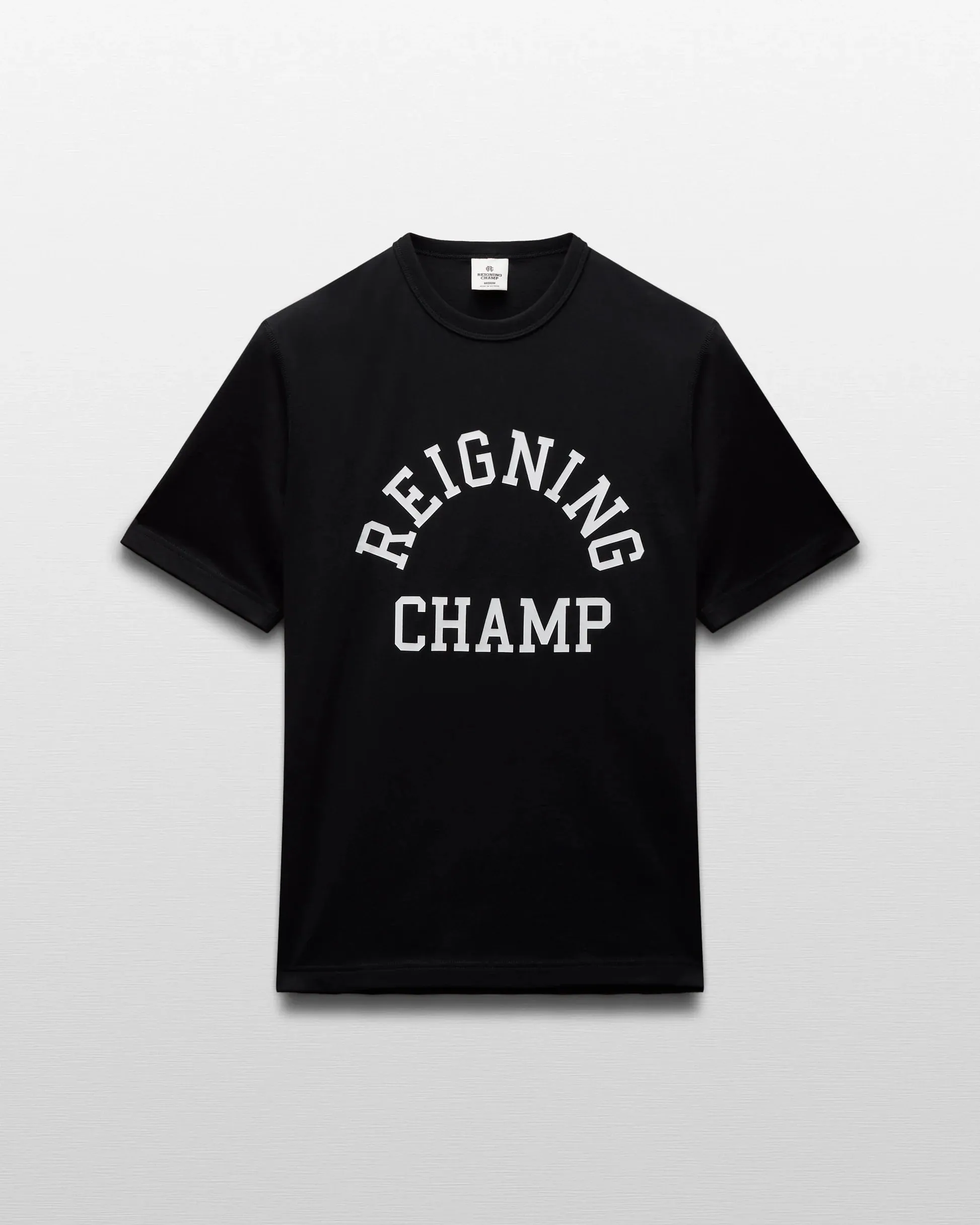 ARCH LOGO T-SHIRT (BLACK/WHITE) - REIGNING CHAMP