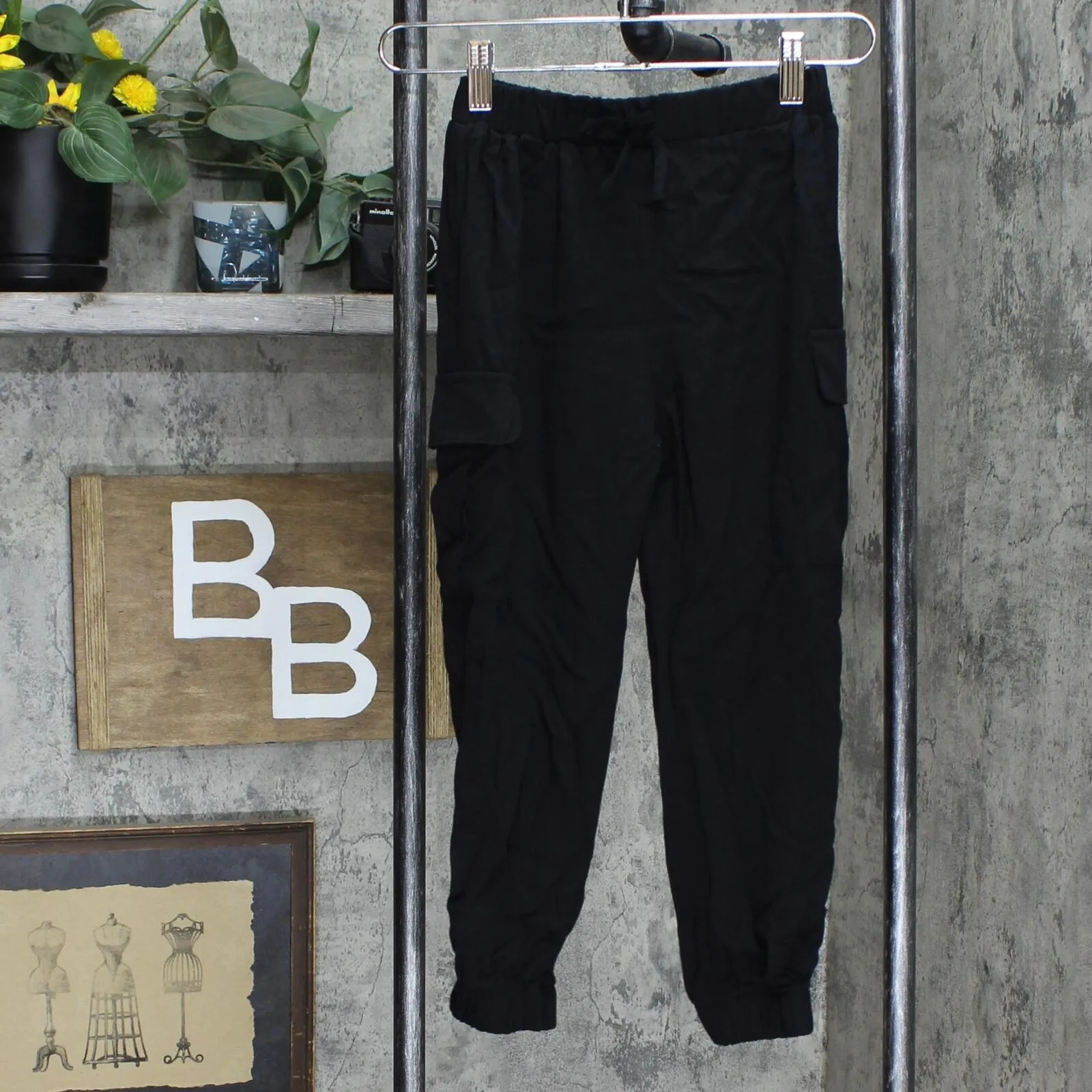 Art Class Girls' Utility Jogger Pants Black S