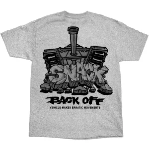BACK OFF TEE - GREY
