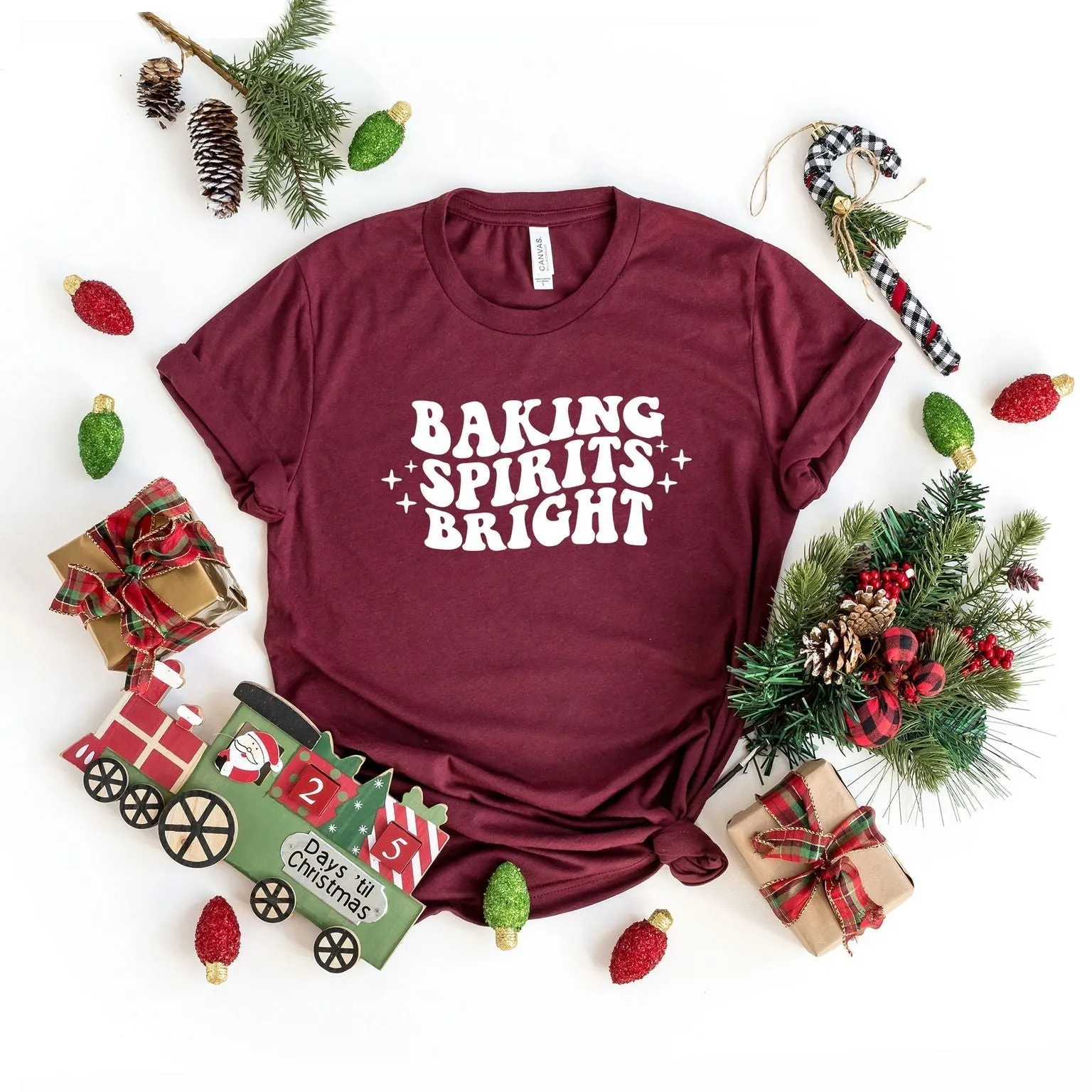 Baking Spirits Bright | Short Sleeve Crew Neck