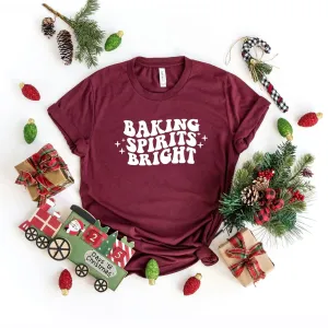 Baking Spirits Bright | Short Sleeve Crew Neck