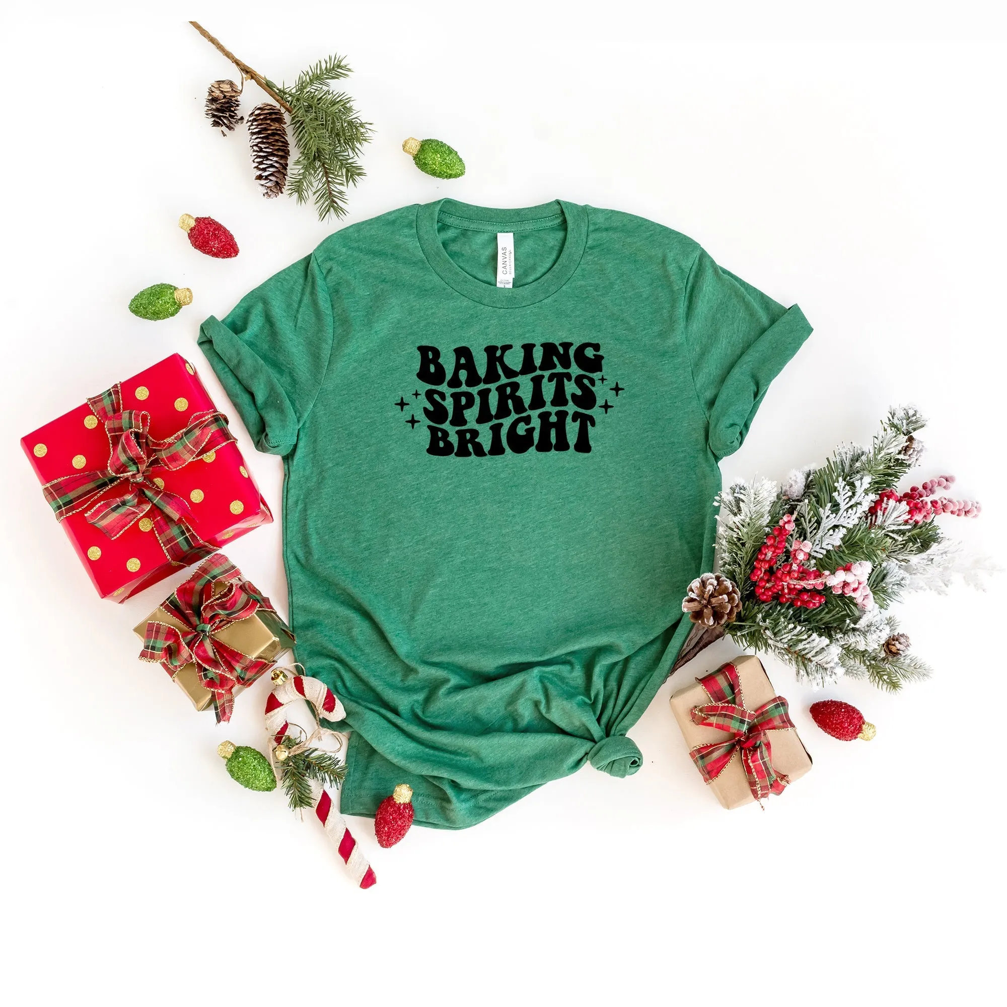 Baking Spirits Bright | Short Sleeve Crew Neck