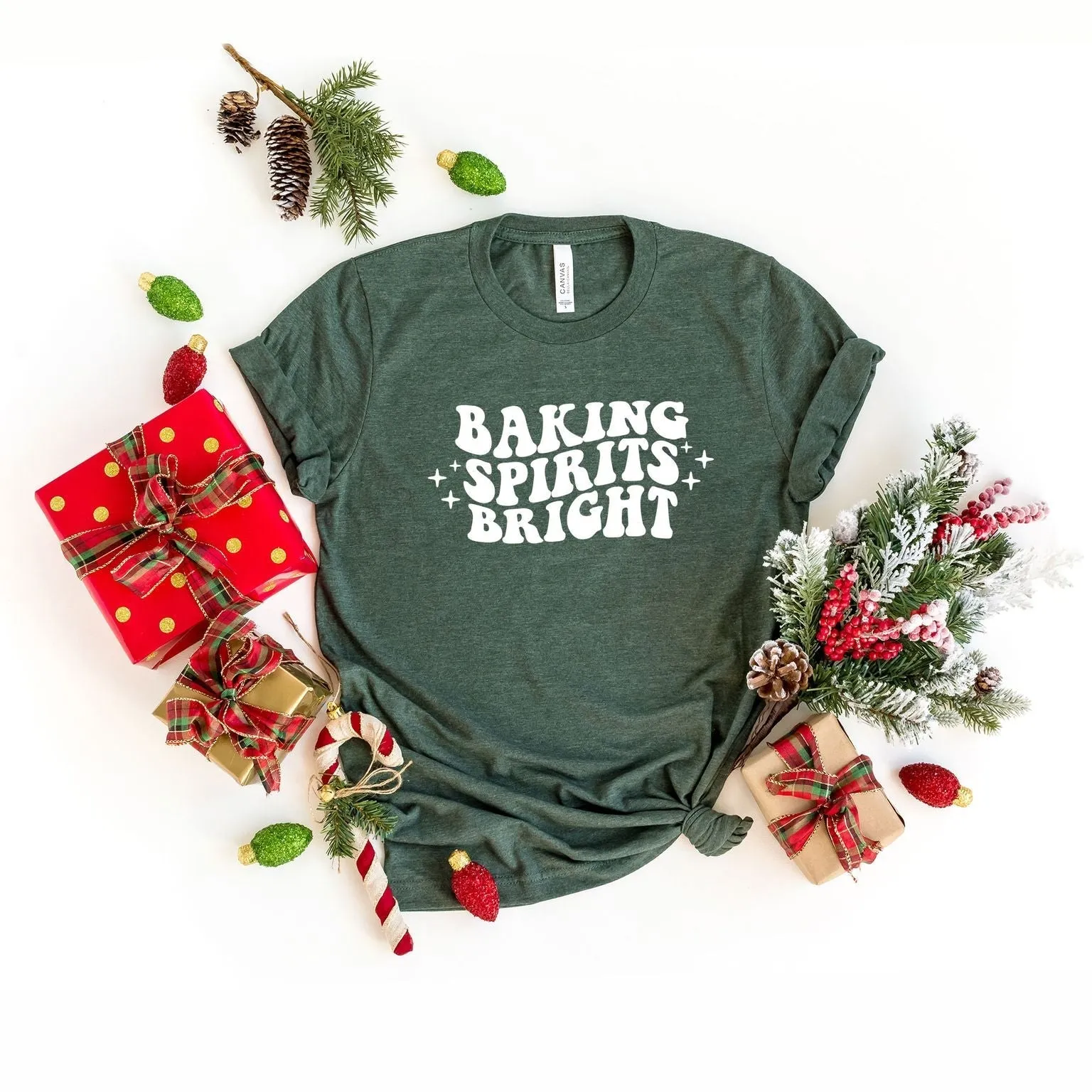 Baking Spirits Bright | Short Sleeve Crew Neck