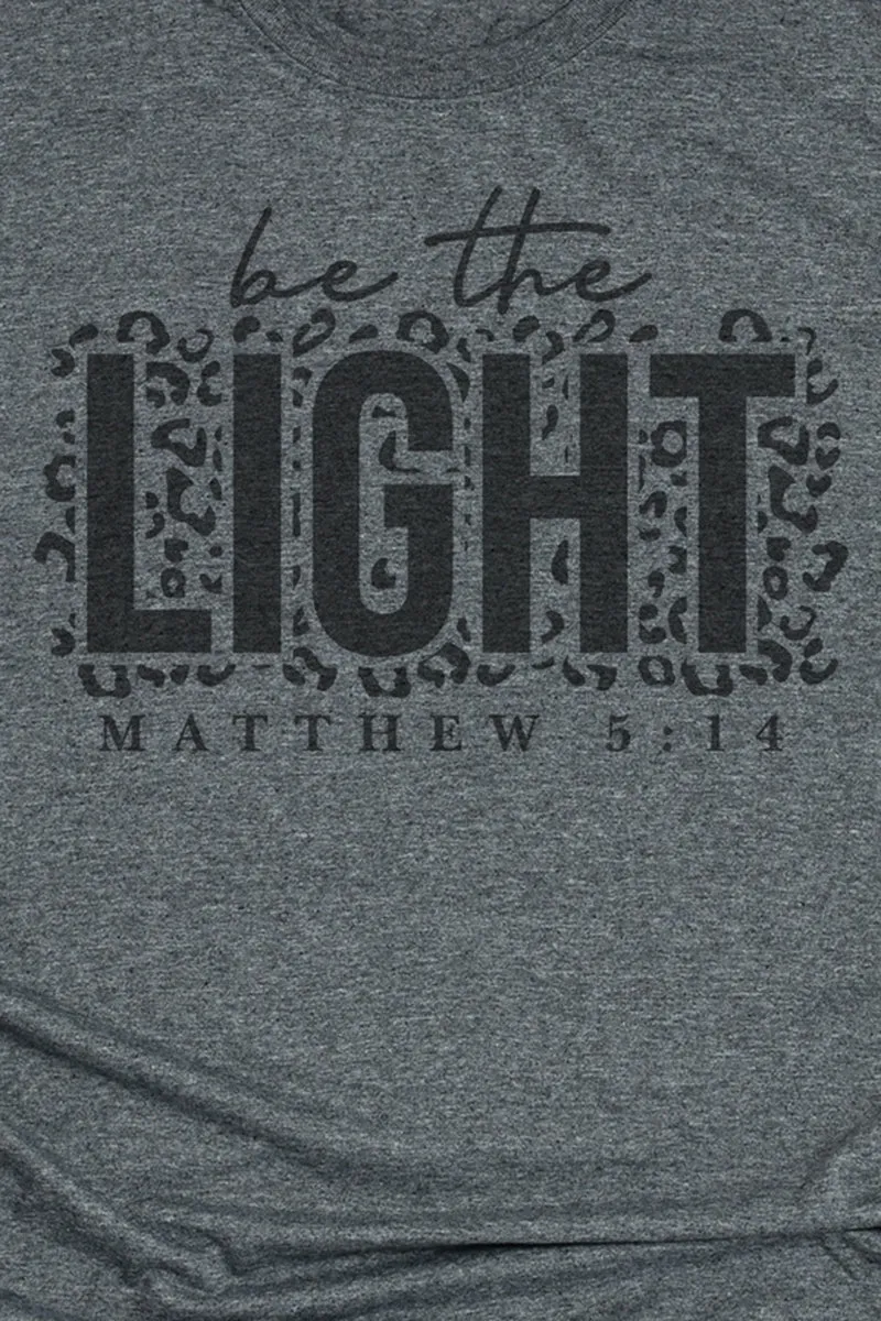 Be The Light Leopard Softstyle Adult T-Shirt