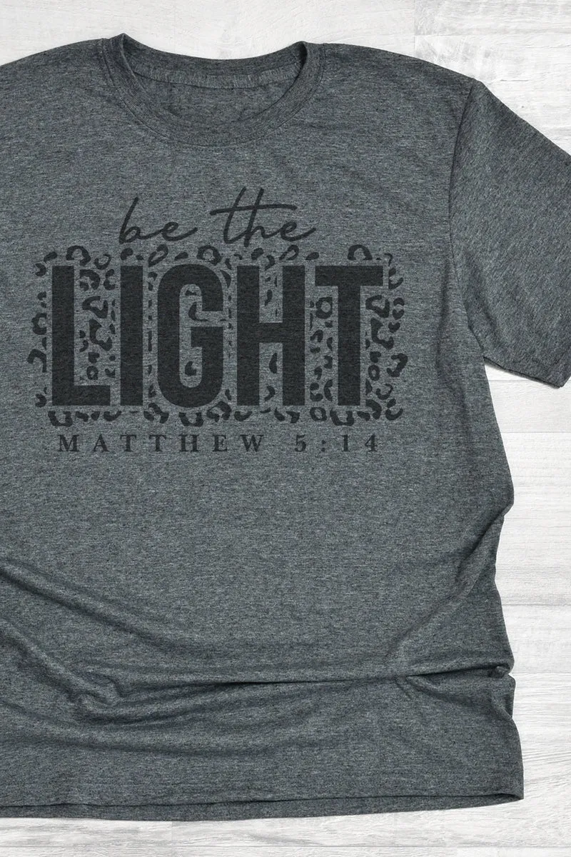 Be The Light Leopard Softstyle Adult T-Shirt
