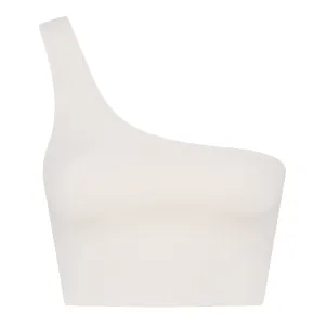 Bianca One-Shoulder Bra, Ivory