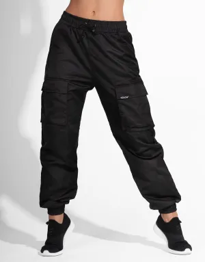 BLACK CARGO JOGGER