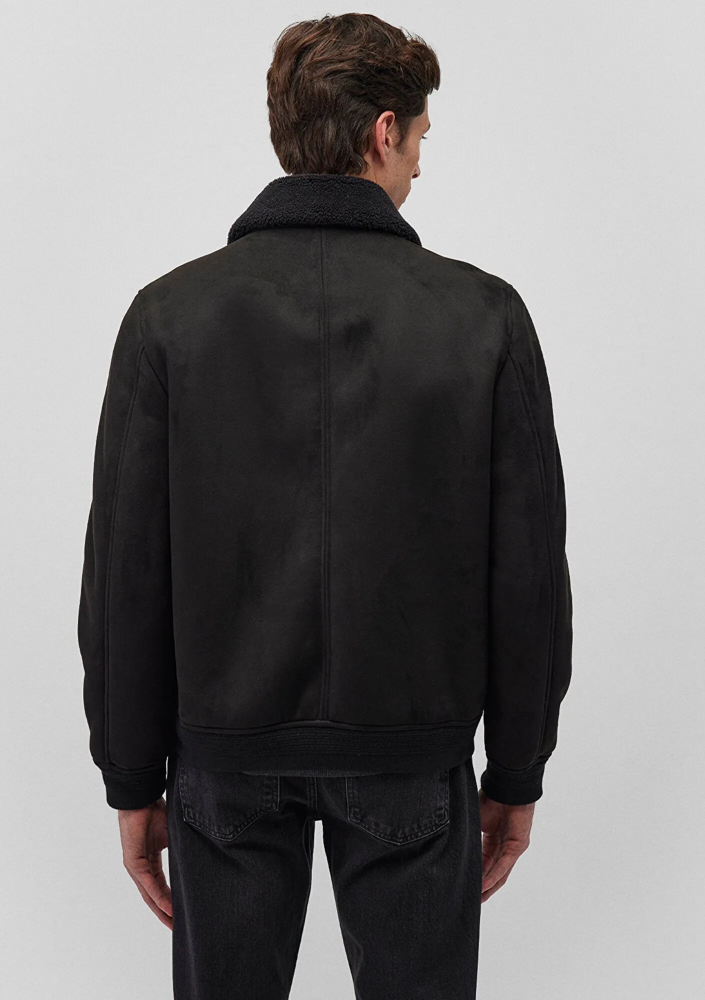 Black Faux Leather Jacket