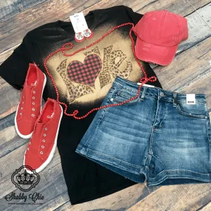 Bleached Leopard Love Tee