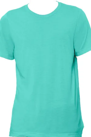 Bleached Squash Blossom Cow Tri-Blend Short Sleeve Tee
