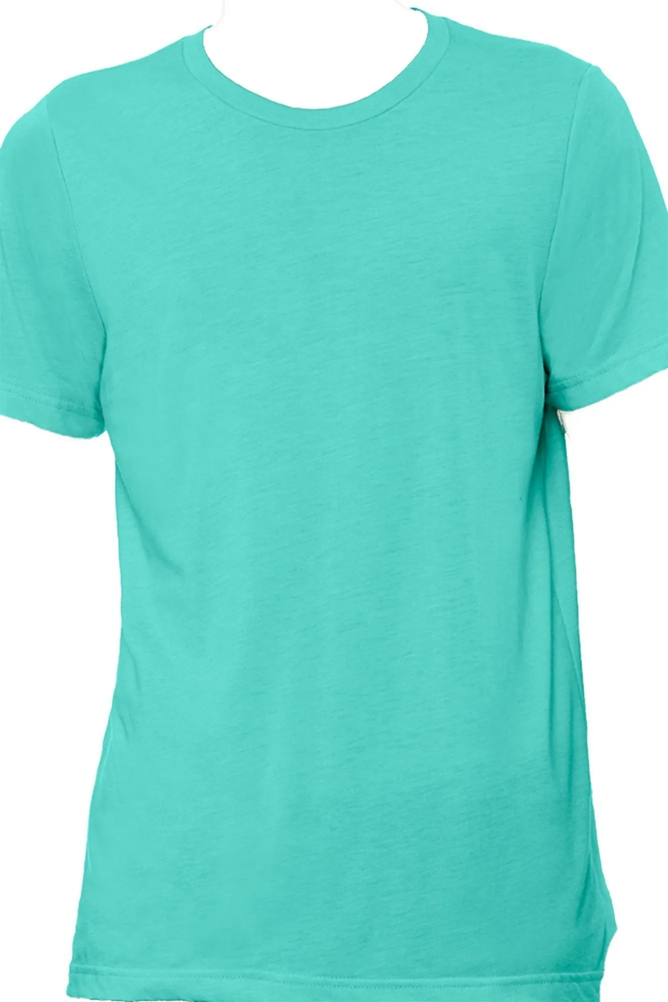 Bleached Squash Blossom Cow Tri-Blend Short Sleeve Tee