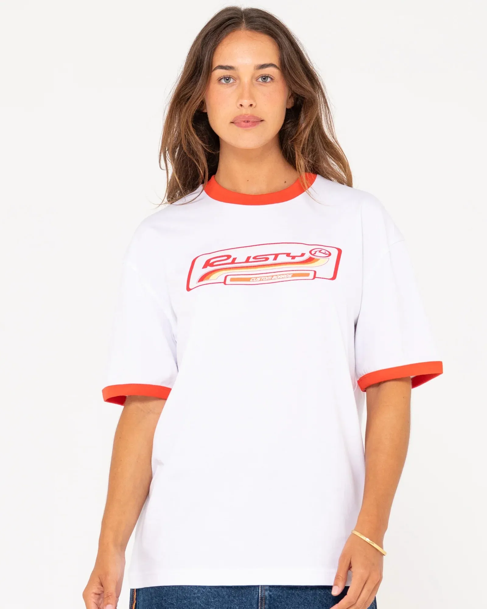 Boarding Pass Oversized Short Sleeve
