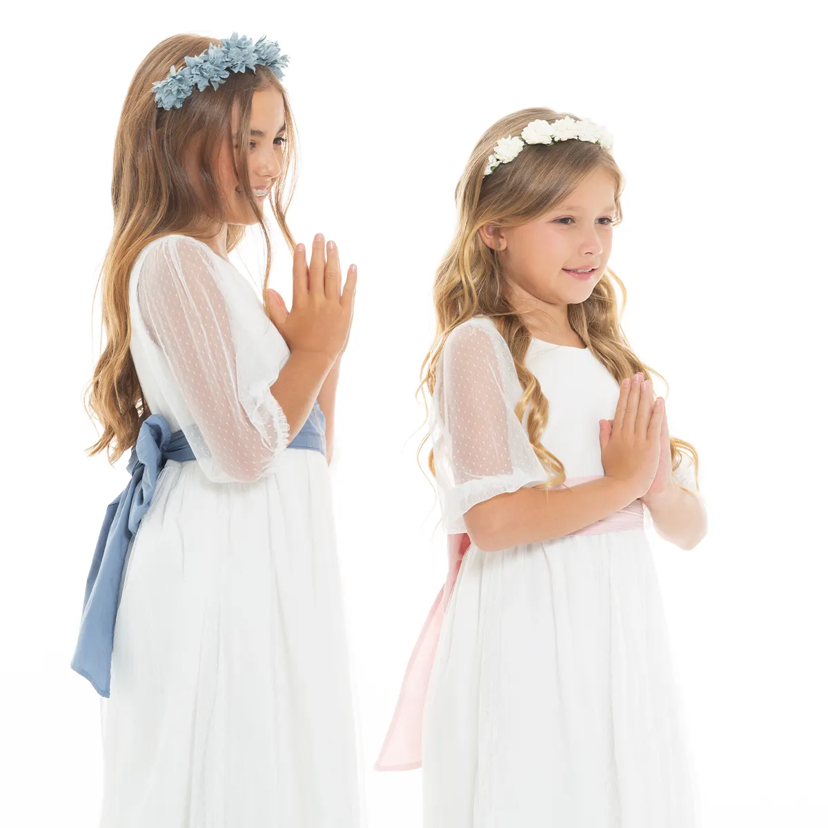 BOW PLUMETI DRESS FOR GIRLS
