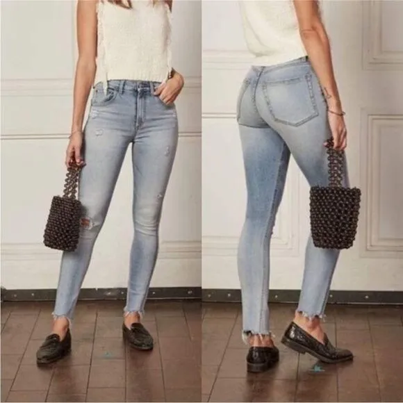 Boyish The Donny High-Rise Skinny Jeans Sz 26 NWOT (sample)