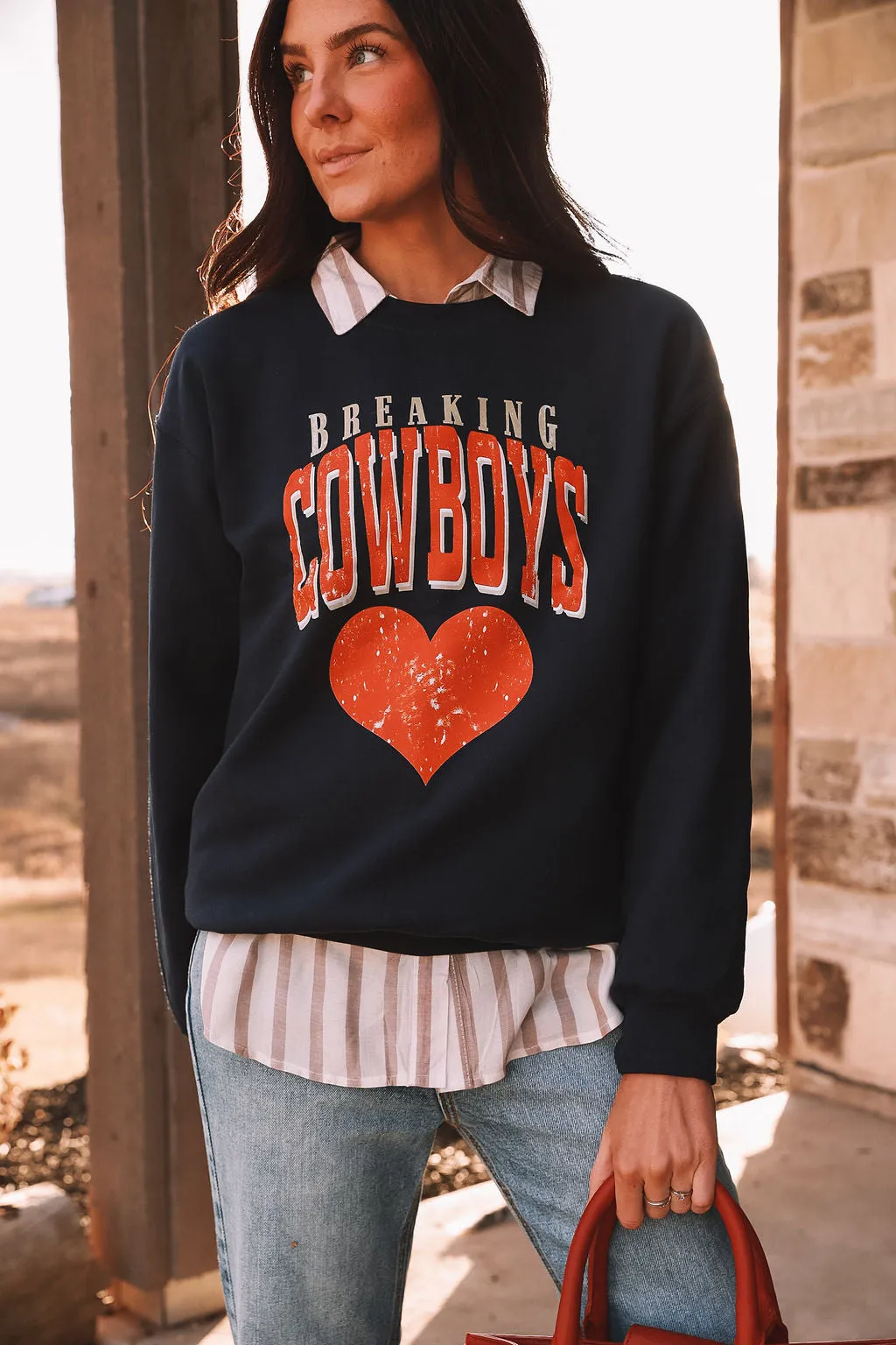 Breaking Cowboys Tee or Crewneck