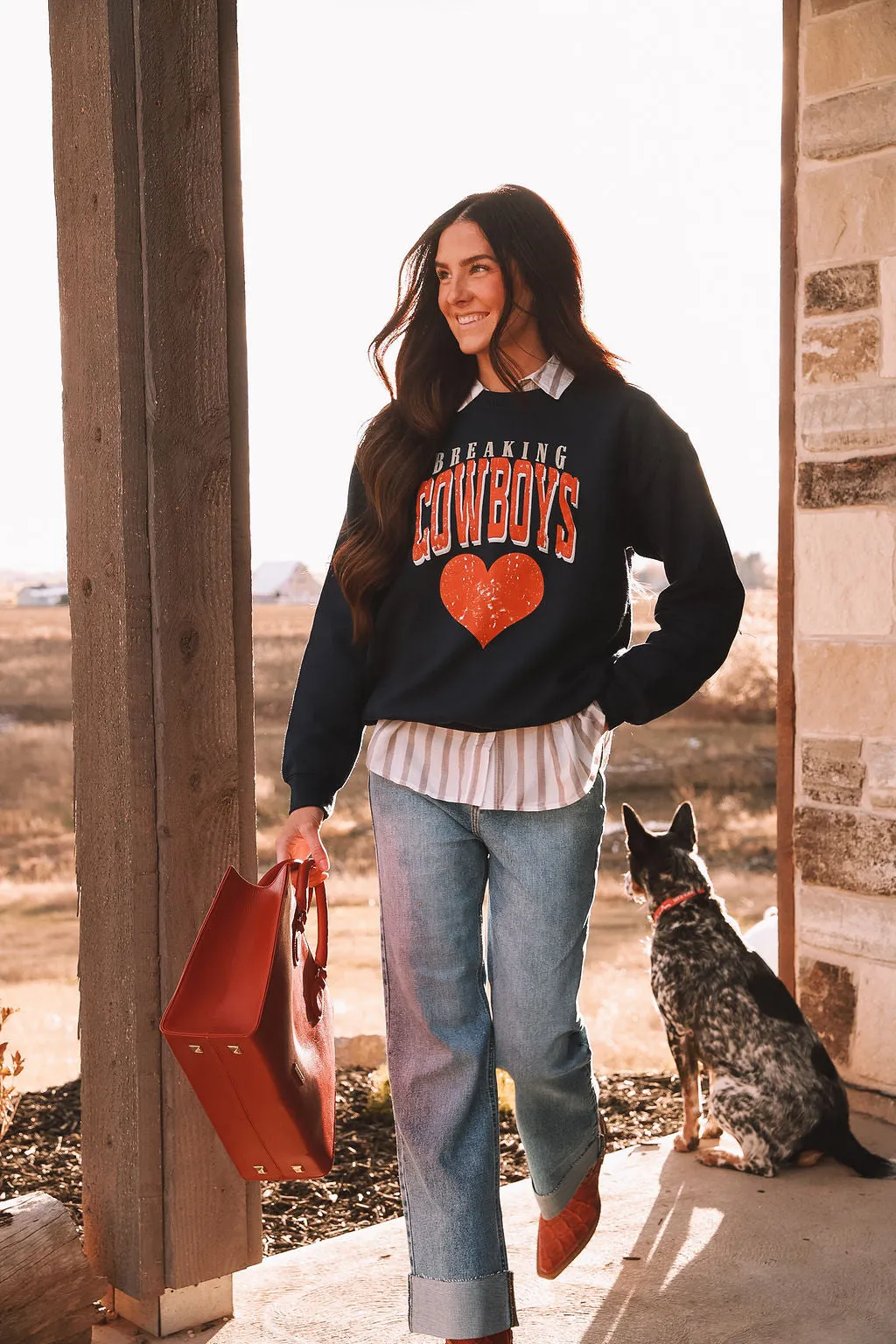Breaking Cowboys Tee or Crewneck