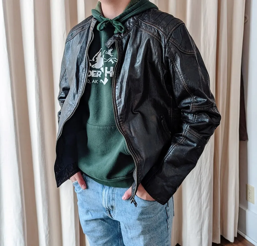 Brent in Black - Men's Leather Jacket