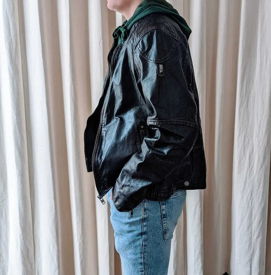 Brent in Black - Men's Leather Jacket