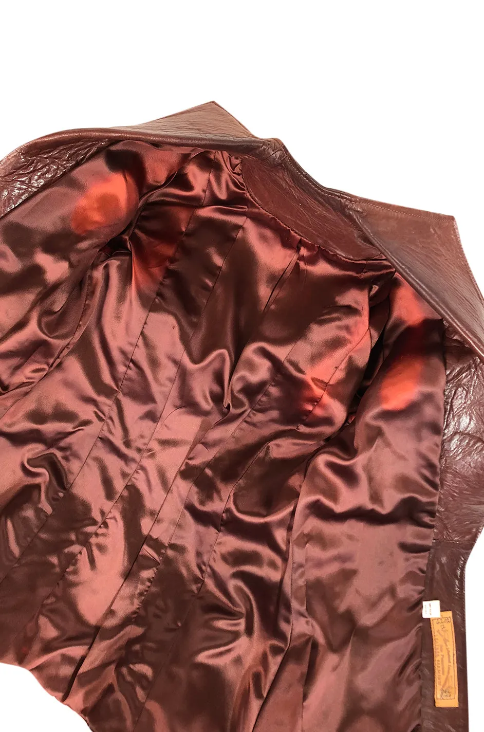 c.1973 East West Musical Instruments Co. 'Del Rose' Leather Jacket