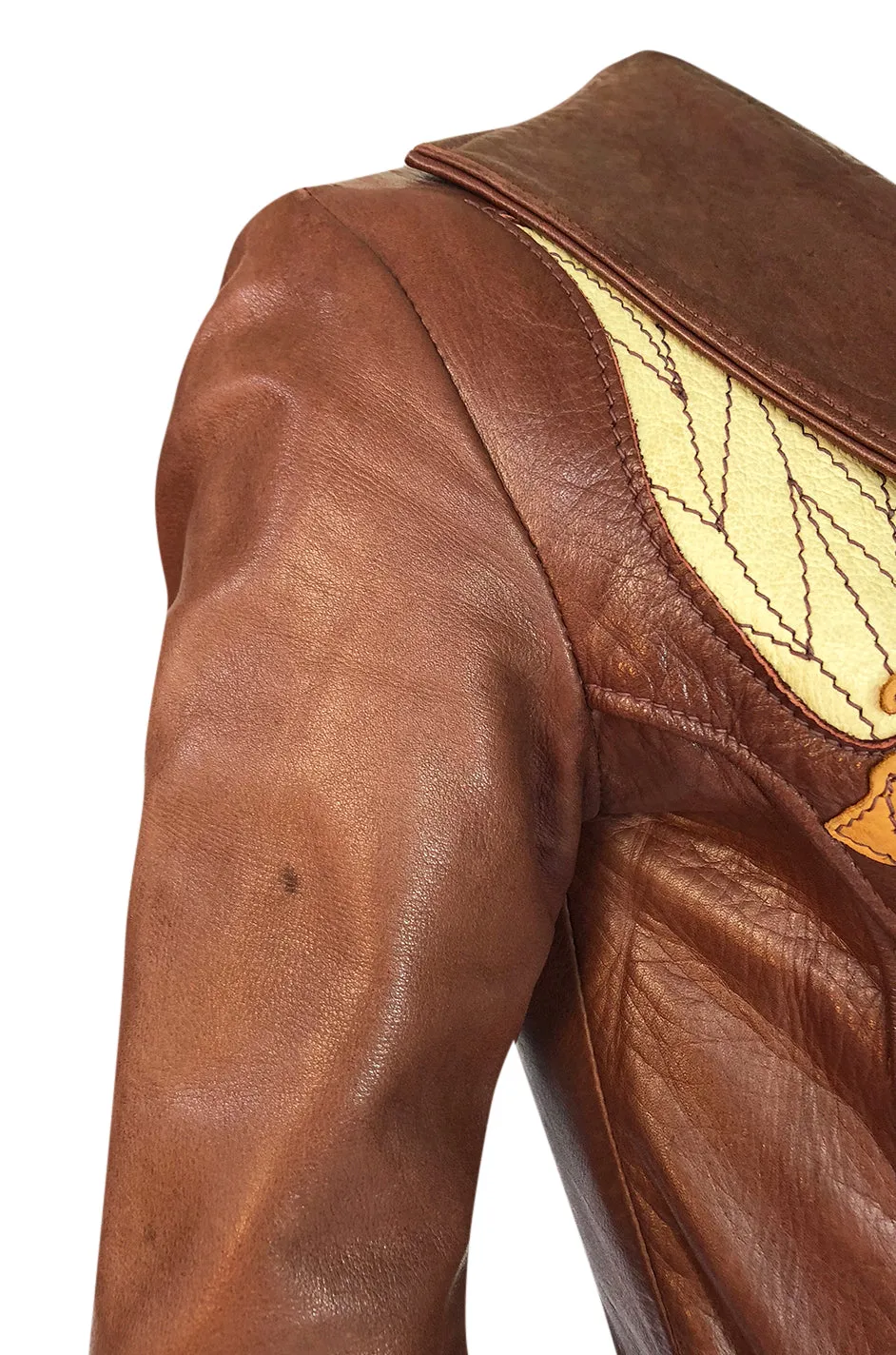 c.1973 East West Musical Instruments Co. 'Del Rose' Leather Jacket