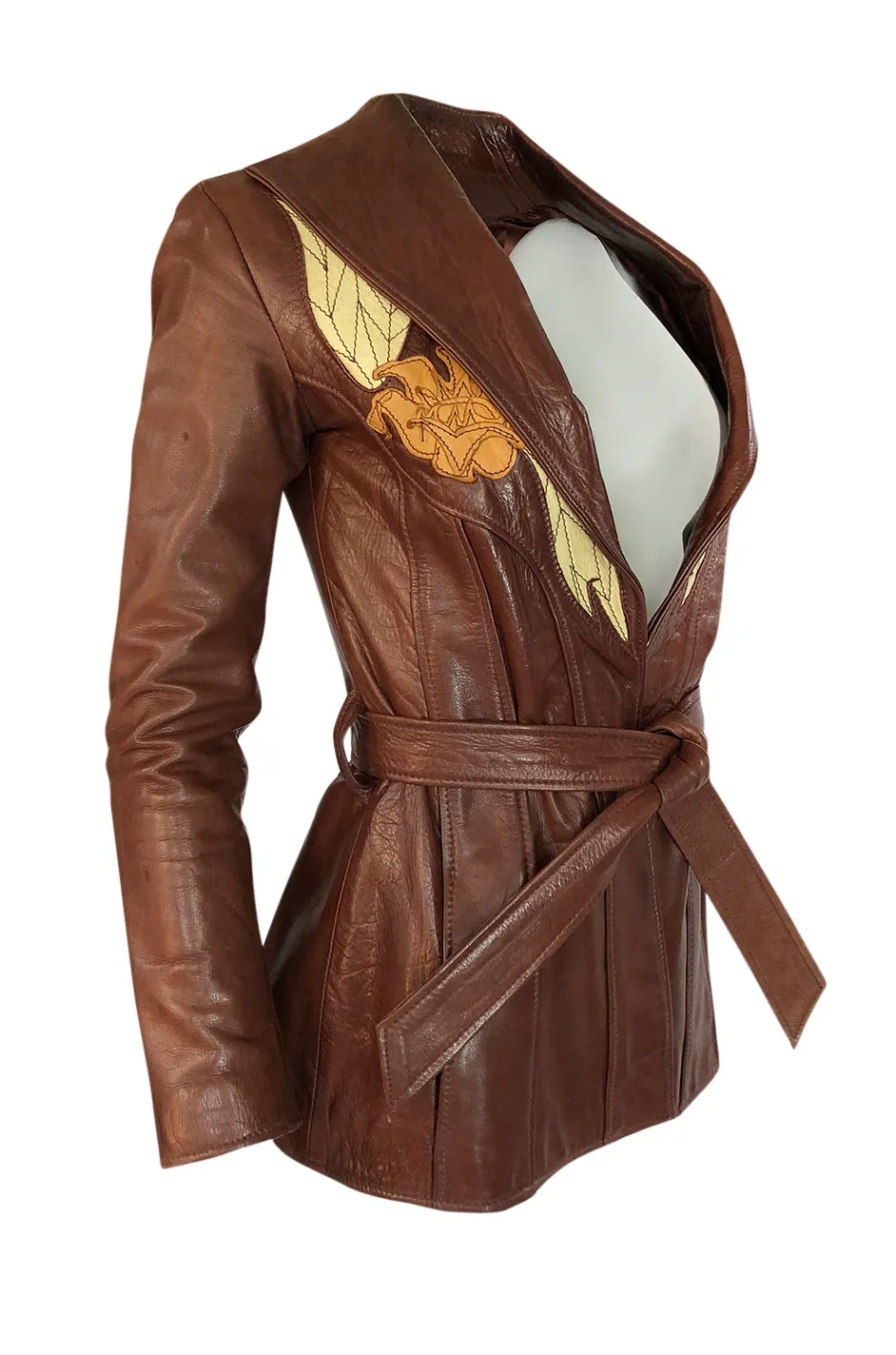 c.1973 East West Musical Instruments Co. 'Del Rose' Leather Jacket