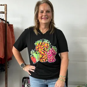 Callie Ann Stelter Neon Pumpkins Tee