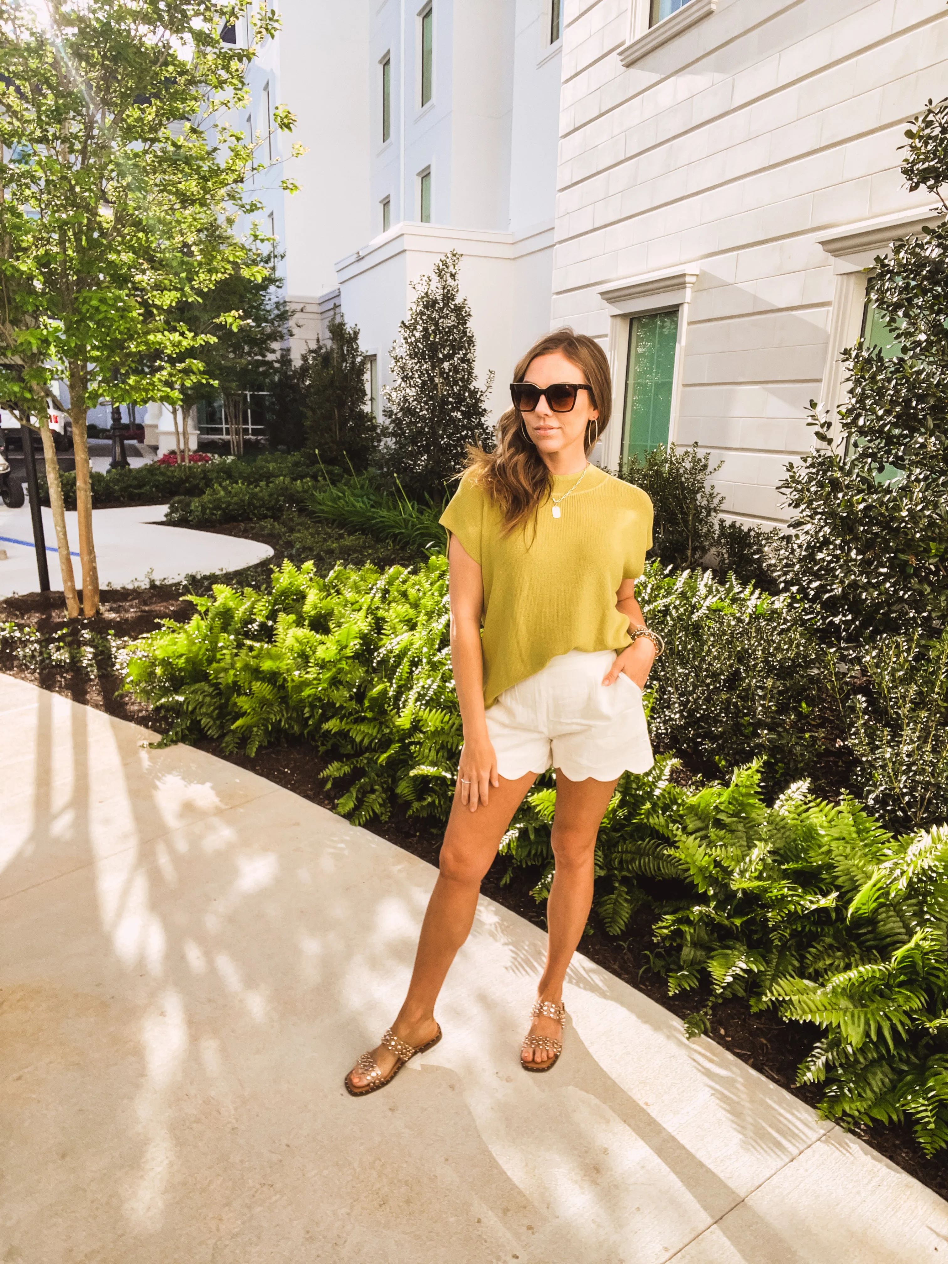 Cap Sleeve Sweater Top