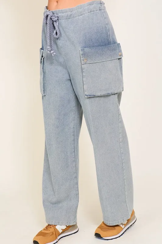 Cargo Drawstring Joggers