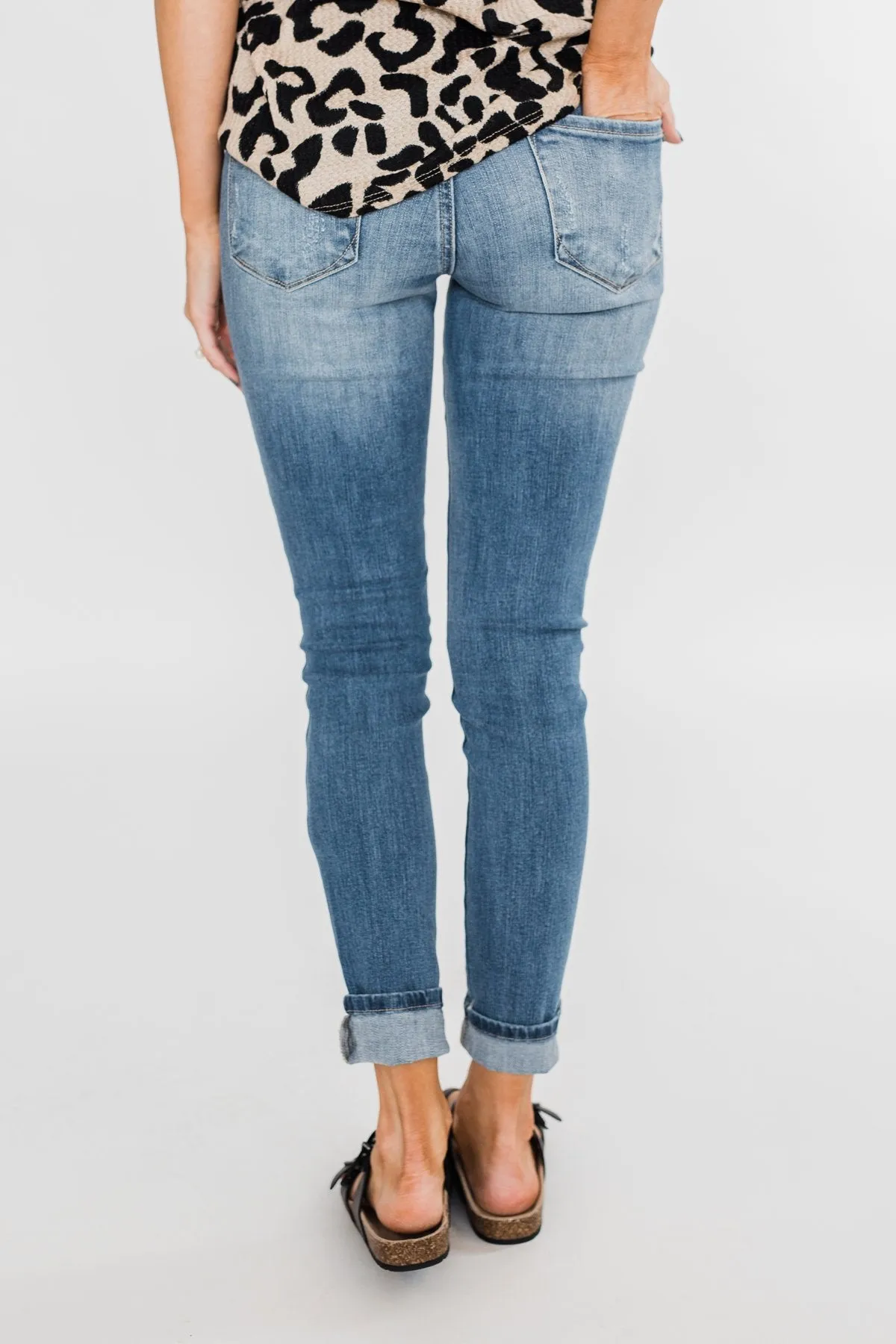 C'est Toi Distressed Skinny Jeans- Amanda Wash