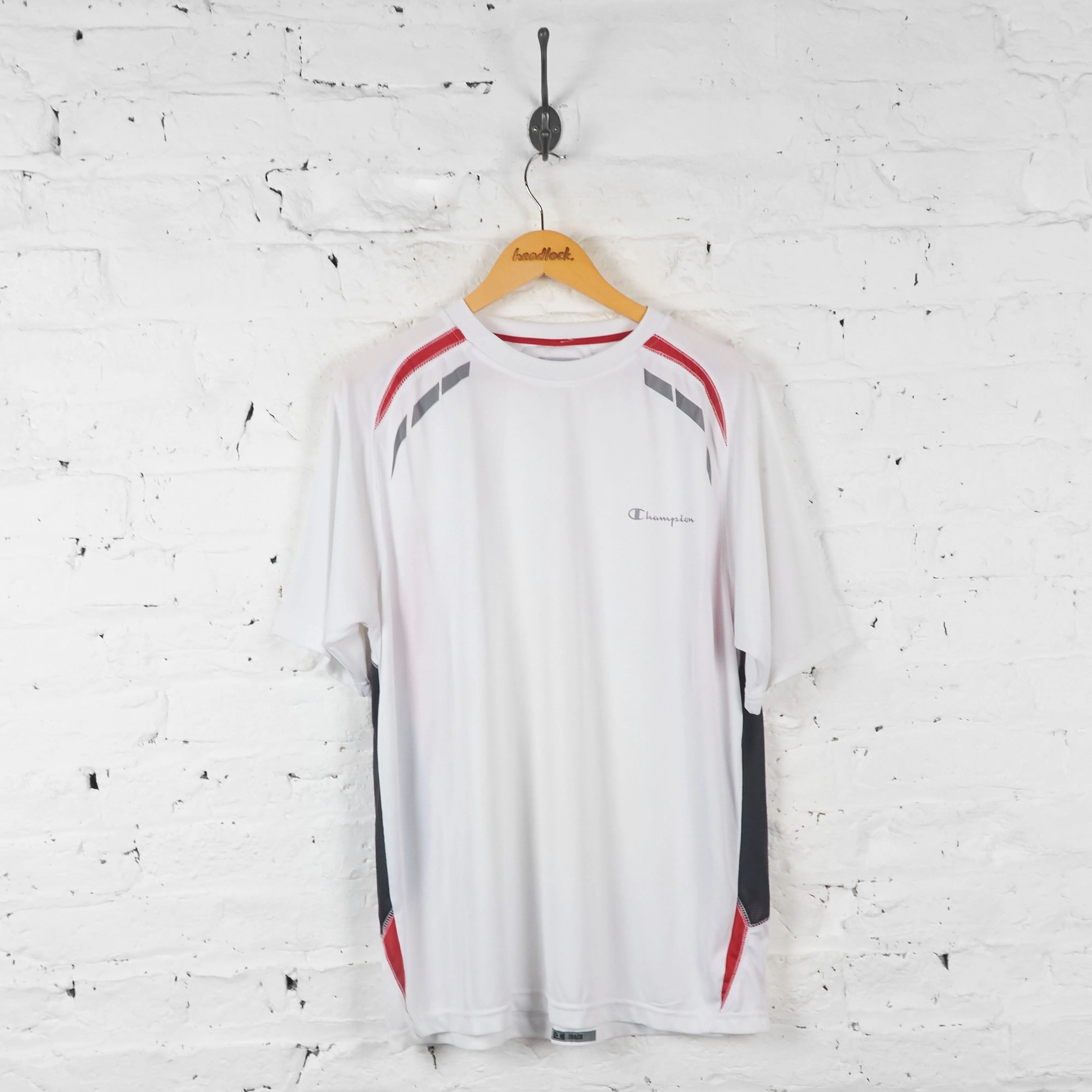 Champion Track Sports T Shirt - White - L