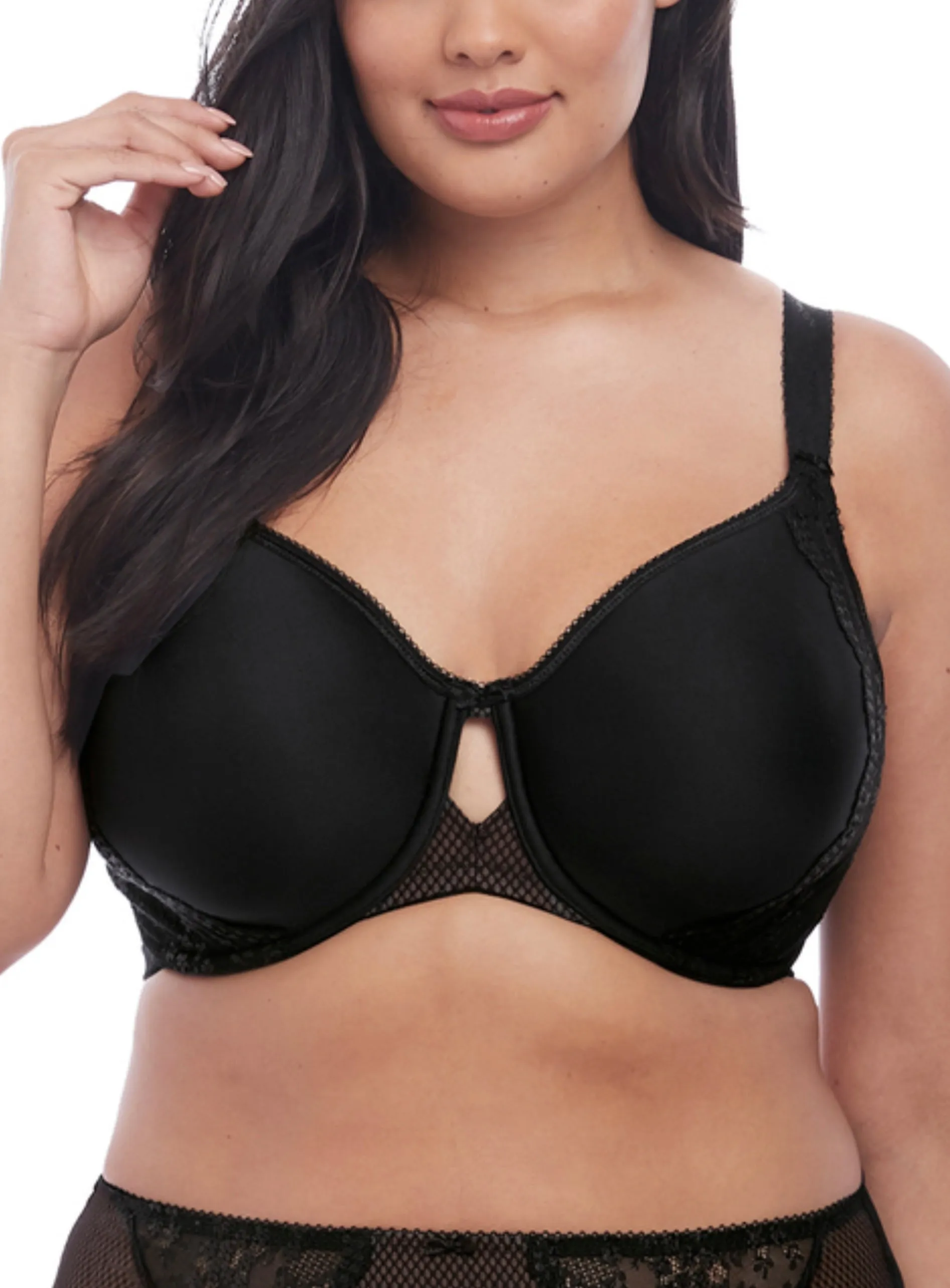 Charley EL4383 - Moulded Spacer Bra - Black