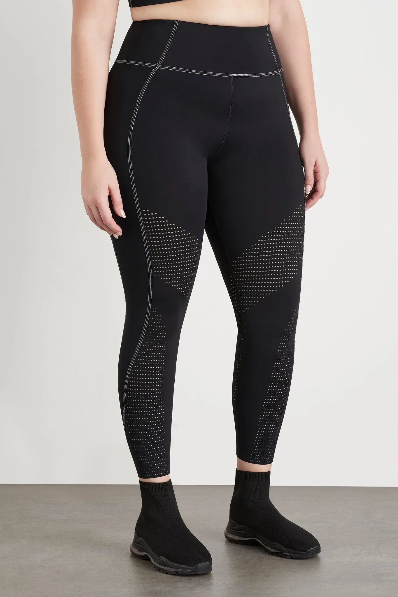 Classic Laser Cut Full Length Legging 202
