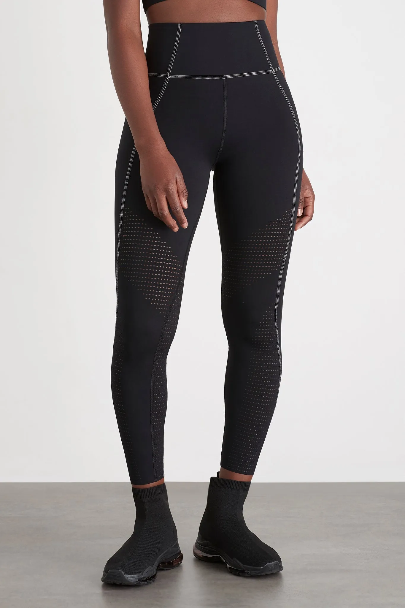 Classic Laser Cut Full Length Legging 202